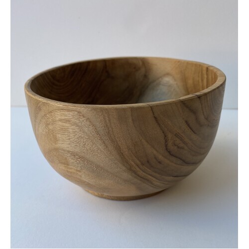 Teak Wooden Salad Soup Bowl