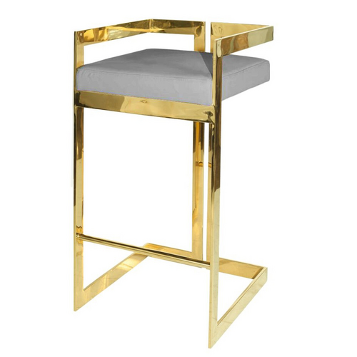 Ritz Bar Stool - Grey