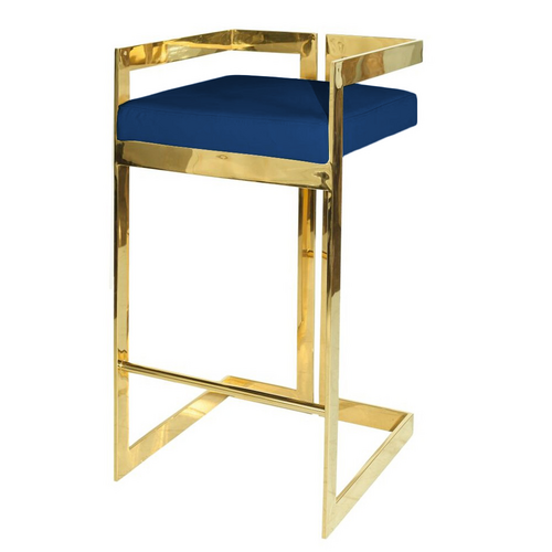 Ritz Bar Stool - Blue