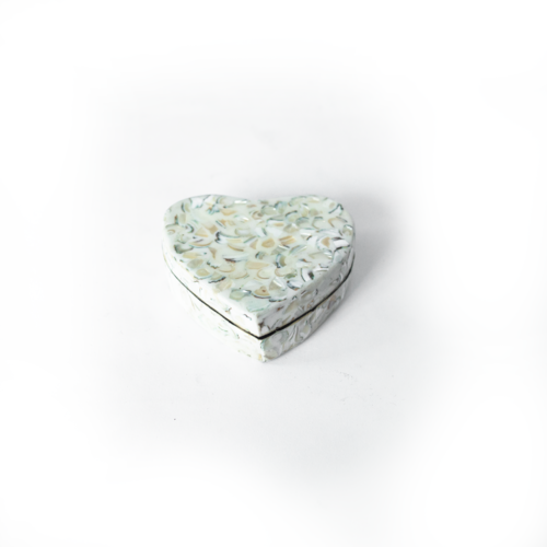 Mother of Pearl Love Heart Decorative Box