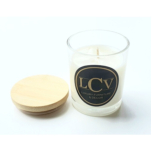 Lychee Peony Scented Candle - Made From Coconut & Pure Soy 150g