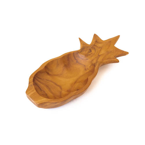 Pineapple Teak Bowl - Medium