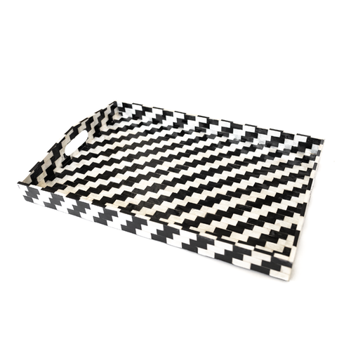 Mother of Pearl Rectangle Serving Tray 