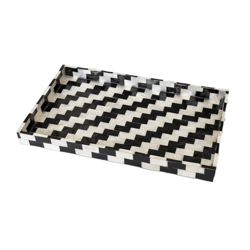 Mother of Pearl Rectangle Serving Tray 