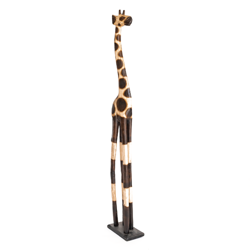 Jeffrey The Wooden Giraffe - Medium