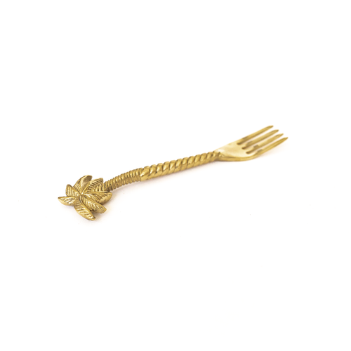 Brass Palm Tree Fork