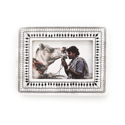 Rughu Bone Inlay Picture Frame