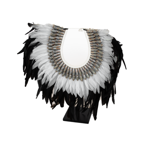 Feather & Shell tribal Necklace 