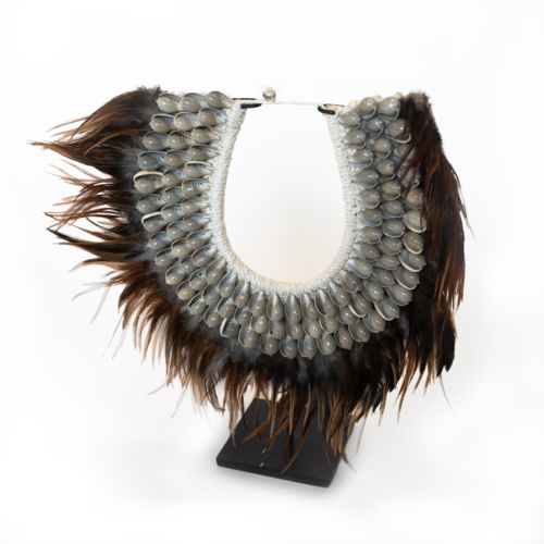 Feather & Shell tribal Necklace 