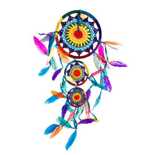 Rainbow Dreams - Small Dream Catcher 