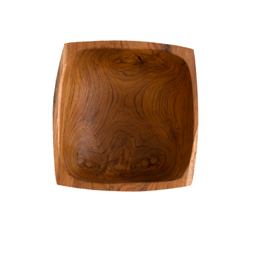 Teak Square Bowl