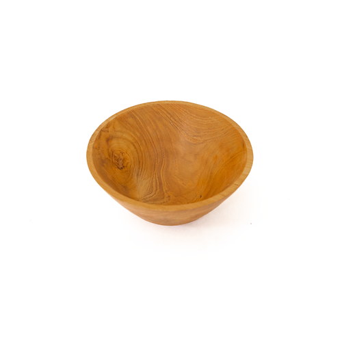 Teak serving / condiment bowl - 14.5cm