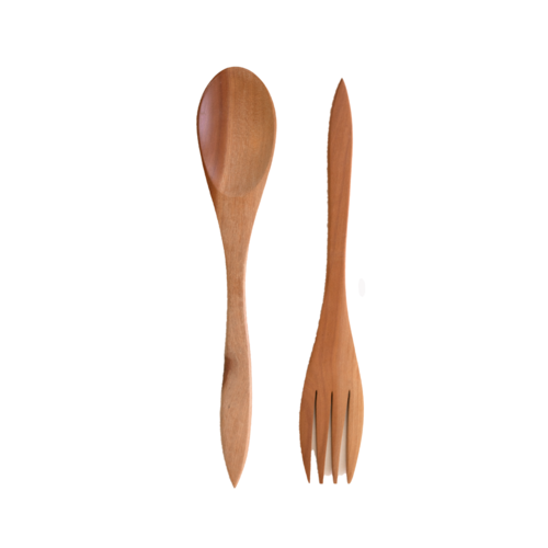 Teak Wood Salad Servers - Set of 2