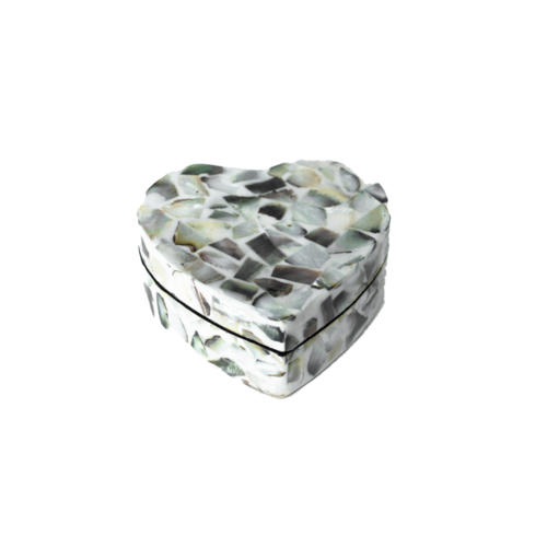 Mother of Pearl Love Heart Decorative Box