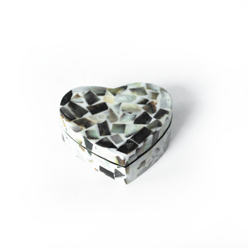 Mother of Pearl Love Heart Decorative Box