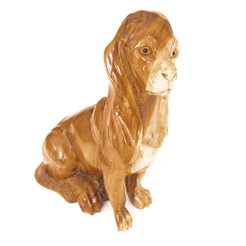 Lady The Teak Wooden Dog