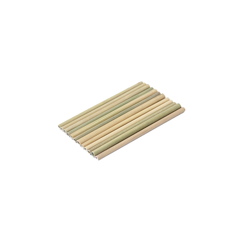Bamboo Eco Friendly Drinking Straws Set of 12 - 15cm / 0.5cm Diam