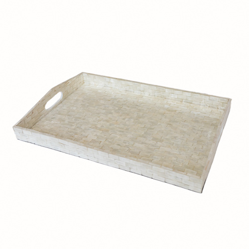 Mother of Pearl Rectangle Serving Tray 