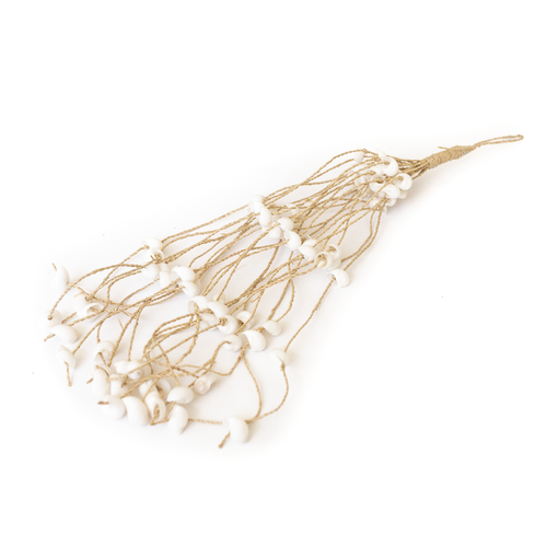 Hanging White Shell Tassel 