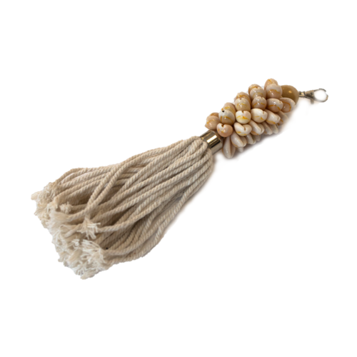 Shell Tassel Keyring