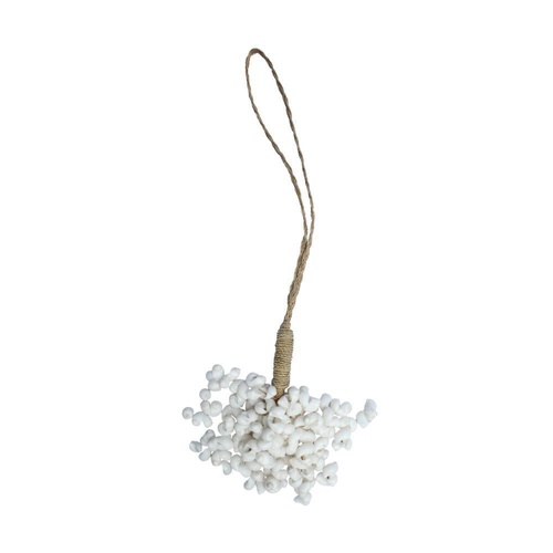 Hanging Coastal Cluster of Shells Tassel