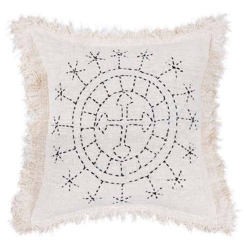 Natural Amara Square Cushion