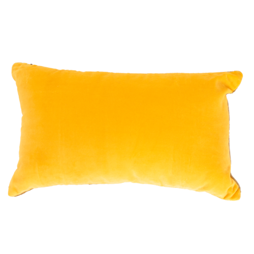 Yellow Velvet Cushion