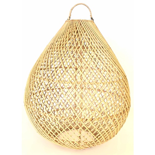 Natural Rattan Teardrop Light Shade