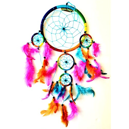 Bright Rainbow Dream Catcher