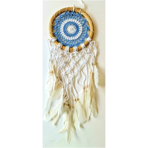 Crochet And Feather Dream Catcher