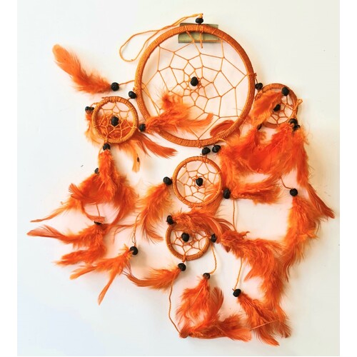 Orange Dream Catcher