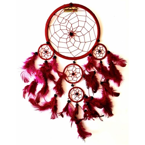 Red & Pink - Medium Dream Catcher