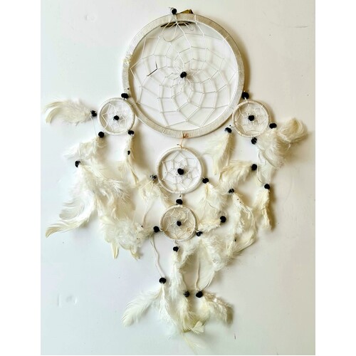 White Feather Dream Catcher