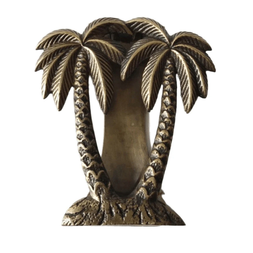 Brass Double Palm Tree Door Knocker