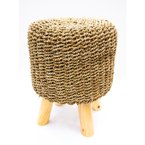 Seagrass Ottoman / Stool
