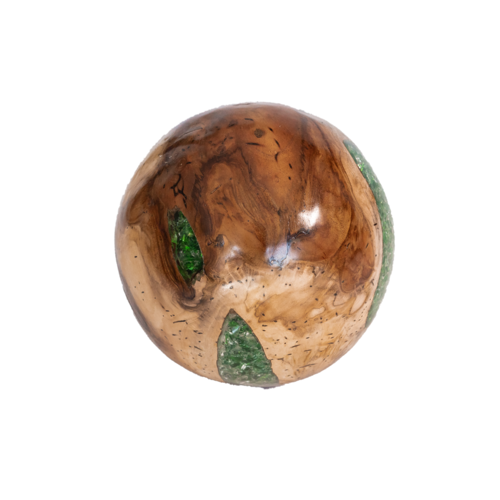 Timber and Resin Spheres