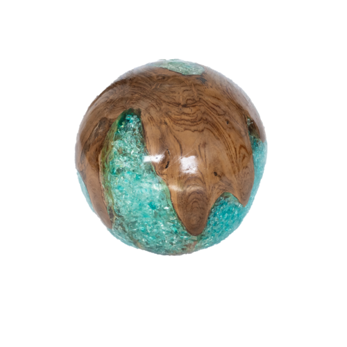 Timber and Resin Spheres