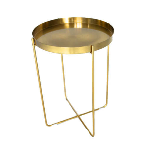 Trinity Gold Side Table