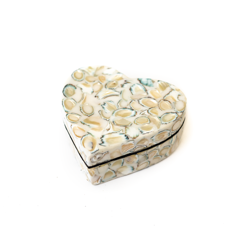 Mother of Pearl Love Heart Decorative Box