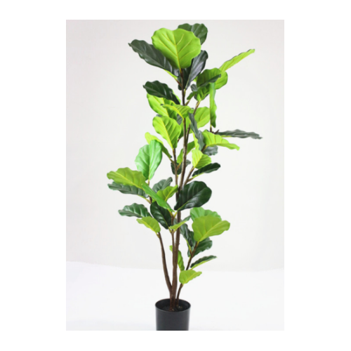 Artificial Ficus Lyrata Fiddle Leaf Tree - 125cm