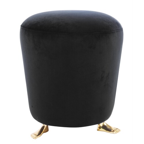 The Foot Stool/ Ottoman - Black
