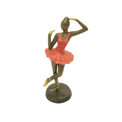 Dancing Ballerina Figurine - Red