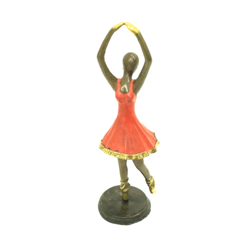 Dancing Ballerina Figurine - Red