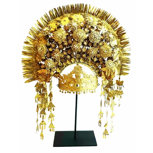 Suntiang: Traditional Indonesian Sumatra Wedding Crown - Rare