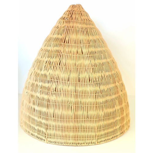 Natural Rattan Light Shade - Large