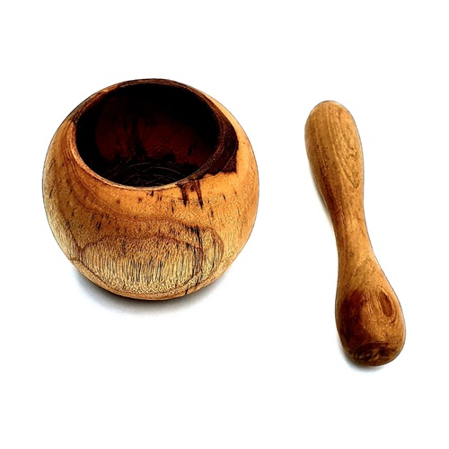 Teak Mortar and­ Pestle - 10cm