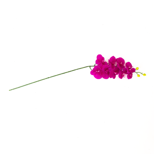 Artificial Single Orchid Stem - Dark Pink