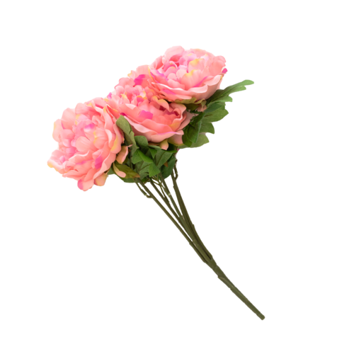 Artificial Isabella Pionies - Dark Pink