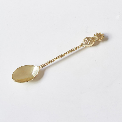 Brass Pineapple Spoon - Large