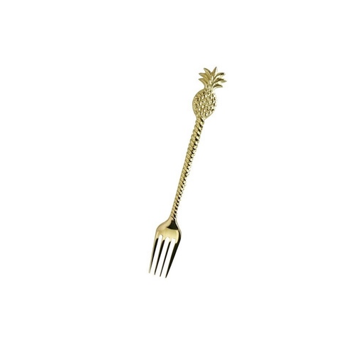 Brass Pineapple Fork Large